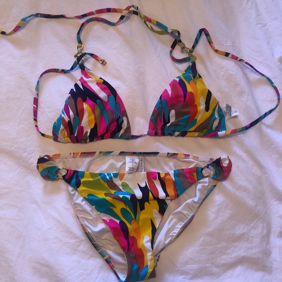 Trina Turk Other - Trina Turk 2 piece swimsuit - Multicolor - Sz L